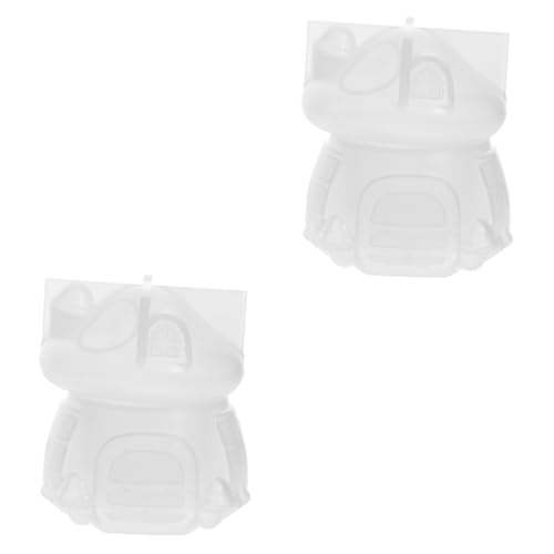 Housoutil 2 Sätze Kristallkleber -Pilzform Plattengussform Tabletts Tablettform selber machen Schalengussform Handwerk DIY Form Aufbewahrungsform Schalenformen aus Epoxidharz Kieselgel von Housoutil