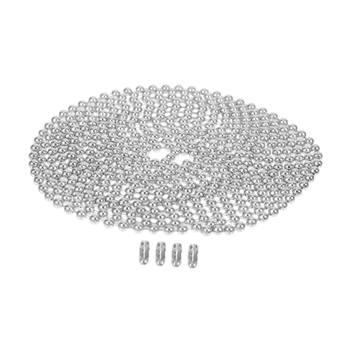 Housoutil 2 Sätze Kugelkette Rostfrei für Diy Schmuck Verbindungsstücken Langlebig und Vielseitig für Kleidung und Bastelarbeiten von Housoutil