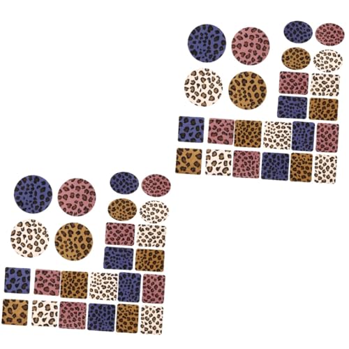 Housoutil 2 Sätze Leopard Print Patches Austauschbare Flicken Für Hüte Strapazierfähige Kleidung Aufnäher Für Diy Projekte Und Reparaturen 24 Stück * 2 Housoutil 2 Sätze Leopard Print Patches Austauschbare Flicken Für Hüte Strapazierfähige Kleidung Aufnäher Für Diy Projekte Und Reparaturen 24 Stück * 2 von Housoutil