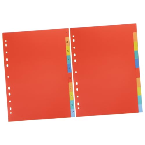 Housoutil 2 Sätze Loseblatt-indexseite Ordnerteiler Mit Laschen Punkt Trennwand Mit Taschen Etiketten Loseblattbuch Markierungen Aufkleber Aktenteiler Für Hebelbogen Transparent Loch Pp Housoutil 2 Sätze Loseblatt-indexseite Ordnerteiler Mit Laschen Punkt Trennwand Mit Taschen Etiketten Loseblattbuch Markierungen Aufkleber Aktenteiler Für Hebelbogen Transparent Loch Pp von Housoutil