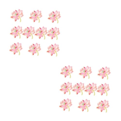 Housoutil 2 Sätze Lotus Blüten Patches Bestickte Bügelbilder Für Diy Projekte Für Kleidung Taschen Und Accessoires 10 Stück * 2 Housoutil 2 Sätze Lotus Blüten Patches Bestickte Bügelbilder Für Diy Projekte Für Kleidung Taschen Und Accessoires 10 Stück * 2 von Housoutil