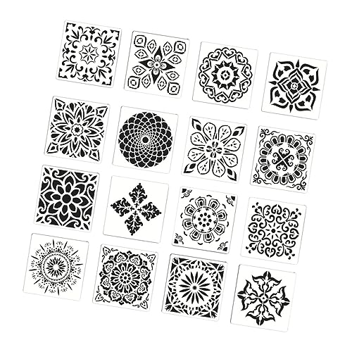 Housoutil 2 Sätze Mandala Schablonen Set von Diy Mandala Malvorlagen Wiederverwendbare Zeichenschablonen für Kreative Bastelprojekte Teiliges Set Hochwertigem Material für Einzigartige Housoutil 2 Sätze Mandala Schablonen Set von Diy Mandala Malvorlagen Wiederverwendbare Zeichenschablonen für Kreative Bastelprojekte Teiliges Set Hochwertigem Material für Einzigartige von Housoutil
