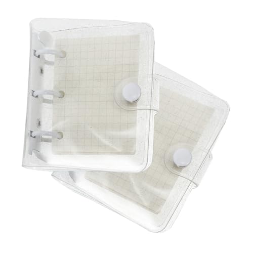 Housoutil 2 Sätze Mini Notizbuch aus Multifunktionale Notizblöcke mit Transparenten Hüllen für Scrapbooking und Notizen Tragbar und Praktisch für Büro und Freizeit Housoutil 2 Sätze Mini Notizbuch aus Multifunktionale Notizblöcke mit Transparenten Hüllen für Scrapbooking und Notizen Tragbar und Praktisch für Büro und Freizeit von Housoutil