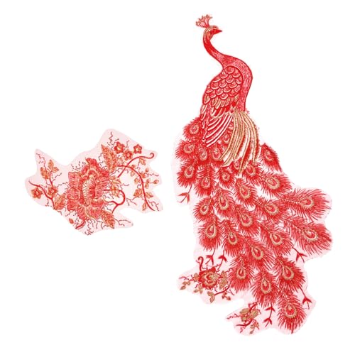 Housoutil 2 Sätze Pailletten Stickerei Applikationen Patches Für Kleidung Und Dekoration Rot Für Cheongsam Tischdecken Vorhänge Und Mehr 2 Stücke * 2 Housoutil 2 Sätze Pailletten Stickerei Applikationen Patches Für Kleidung Und Dekoration Rot Für Cheongsam Tischdecken Vorhänge Und Mehr 2 Stücke * 2 von Housoutil