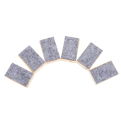 Housoutil 2 Sätze Radiergummi Planke Büro Drinnen Trockenlöscher Für Schwarze Tafeln Tafelreiniger Tafellöscher Aus Holz Hölzern 20 Stück * 2 von Housoutil