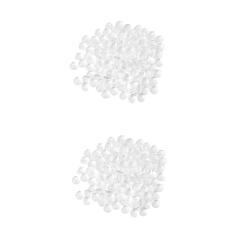 Housoutil 2 Sätze Runde Patches Diy Schmuckzubehör Transparente Aufkleber Für Ohrringe Und Armbänder Handgemachte Dekoration Für Besondere Anlässe 200 Stück * 2 von Housoutil