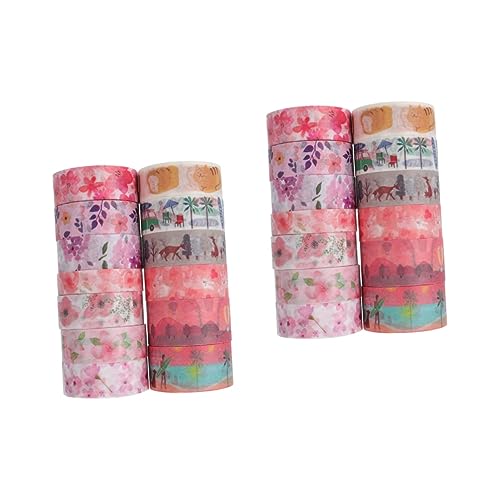Housoutil 2 Sätze Sakura Muster Klebeband Set Boxen Mit Papier Tape Für Diy Bastelarbeiten Dekorative Haftbänder Für Tagebuch Scrapbooking Und 13 Rollen * 2 Housoutil 2 Sätze Sakura Muster Klebeband Set Boxen Mit Papier Tape Für Diy Bastelarbeiten Dekorative Haftbänder Für Tagebuch Scrapbooking Und 13 Rollen * 2 von Housoutil