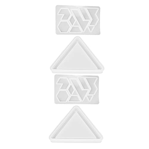 Housoutil 2 Sätze Silikon Puzzle Mold Praktische Diy Gießform für Kreative Bastelprojekte für Epoxidharz und Handgemachte Kunstwerke von Housoutil