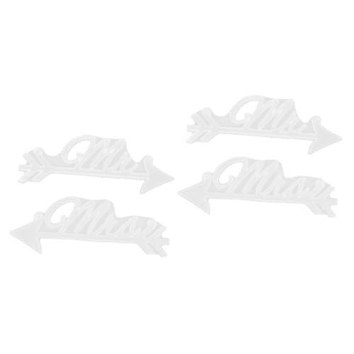 Housoutil 2 Sätze Silikonform Für Buchstaben Diy Epoxidharz Gießform Für Türschilder Geeignet Für Kreative Bastelprojekte 2 Stück * 2 von Housoutil