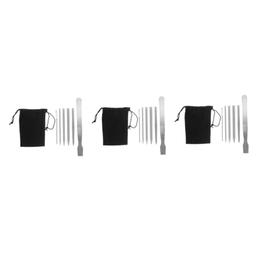 Housoutil 2 Sätze Stainless Steel Armband Knüpf Diy Werkzeug für Flechten Lacing Nadel für Projekte für Handwerksliebhaber und Bastelarbeiten von Housoutil