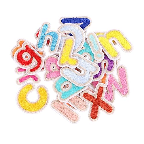 Housoutil 2 Sätze Stickelettaufkleber Stickereiapplikationen Klebrige Buchstaben Brief Nähen Buchstaben Aus Stoff Klein Kleiderflicken Stickkleber Polyesterfaden 26 Stück * 2 Housoutil 2 Sätze Stickelettaufkleber Stickereiapplikationen Klebrige Buchstaben Brief Nähen Buchstaben Aus Stoff Klein Kleiderflicken Stickkleber Polyesterfaden 26 Stück * 2 von Housoutil