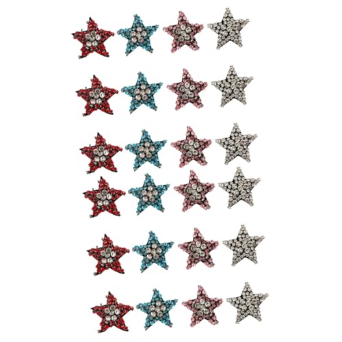 Housoutil 2 Sätze Strass Stern Bügelpatches Glitzernde Applikationen Für Diy Kleidung Hüte Taschen Mehr Zufällige Farben Zur Individuellen Gestaltung Zufällige 12 Stück * 2 von Housoutil