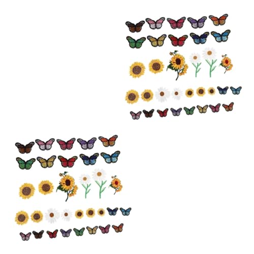 Housoutil 2 Sätze Teiliges Aufbügelflicken Schmetterlingsdesigns Stickerei Patches Für Kleidung Taschen Und Diy Projekte Selbstklebend Und Leicht Anzubringen Stück * 2 Housoutil 2 Sätze Teiliges Aufbügelflicken Schmetterlingsdesigns Stickerei Patches Für Kleidung Taschen Und Diy Projekte Selbstklebend Und Leicht Anzubringen Stück * 2 von Housoutil