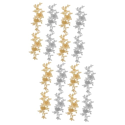 Housoutil 2 Sätze Teiliges Blumenstickerei Applikationen Zum Aufbügeln Für Hochzeitskleider Und Diy Kleidung Und Langlebig Einfach Zu Verwenden Für Verschiedene Stoffe Geeignet 8 Stücke * 2 Housoutil 2 Sätze Teiliges Blumenstickerei Applikationen Zum Aufbügeln Für Hochzeitskleider Und Diy Kleidung Und Langlebig Einfach Zu Verwenden Für Verschiedene Stoffe Geeignet 8 Stücke * 2 von Housoutil