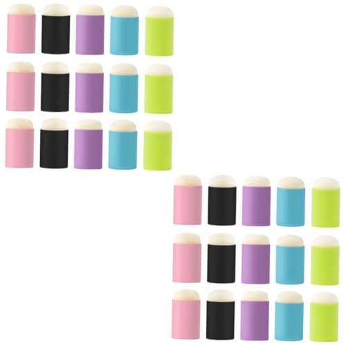 Housoutil 2 Sätze Teiliges DIY Stempelset Fingerfarben Für Malerei Basteln Und Journaling Für Anfänger Vielseitig Einsetzbar Für Einzigartige Muster Und Designs 15 Stück * 2 von Housoutil