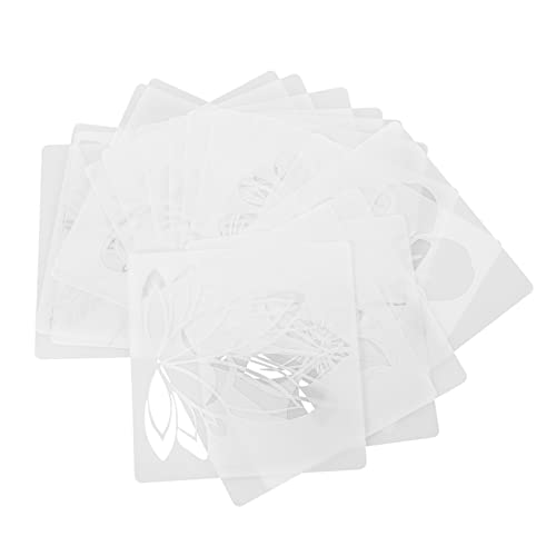 Housoutil 2 Sätze Teiliges Diy Blütenmalerei Schablonen für Bastelprojekte Wiederverwendbare Malvorlagen für Erwachsene für Wandgestaltung und Scrapbooking von Housoutil