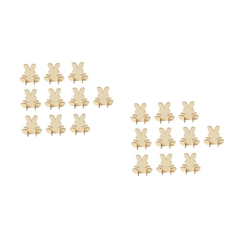 Housoutil 2 Sätze Teiliges Diy Holz Hasen Dekorationsset Kreative Holz Hasen Figuren Für Zuhause Geschäfte Und Osterfeiern Hochwertigem Naturholz Präzise Geschnitten Für 10 Stück * 2 Housoutil 2 Sätze Teiliges Diy Holz Hasen Dekorationsset Kreative Holz Hasen Figuren Für Zuhause Geschäfte Und Osterfeiern Hochwertigem Naturholz Präzise Geschnitten Für 10 Stück * 2 von Housoutil