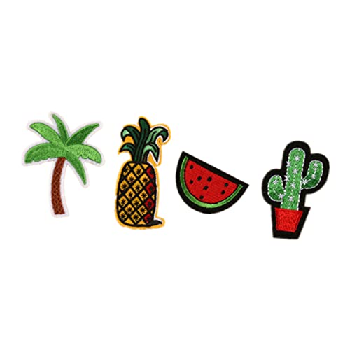 Housoutil 2 Sätze Teiliges Diy Stickerei Applikation Patch Ananas Wassermelone Kokosnussbaum Kaktus Für Kleidung Jeans Taschen Und Bastelprojekte Stoffaufnäher 12 Stück * 2 Housoutil 2 Sätze Teiliges Diy Stickerei Applikation Patch Ananas Wassermelone Kokosnussbaum Kaktus Für Kleidung Jeans Taschen Und Bastelprojekte Stoffaufnäher 12 Stück * 2 von Housoutil