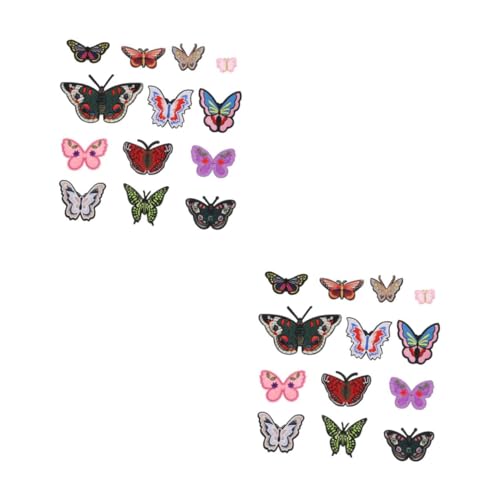 Housoutil 2 Sätze Teiliges Embroiderierte Schmetterlings Patches Diy Stoffapplikationen Zum Aufbügeln Für Kleidung Taschen Und Mehr Kreative Dekoration Für Ihre Outfits 13 Stücke * 2 Housoutil 2 Sätze Teiliges Embroiderierte Schmetterlings Patches Diy Stoffapplikationen Zum Aufbügeln Für Kleidung Taschen Und Mehr Kreative Dekoration Für Ihre Outfits 13 Stücke * 2 von Housoutil