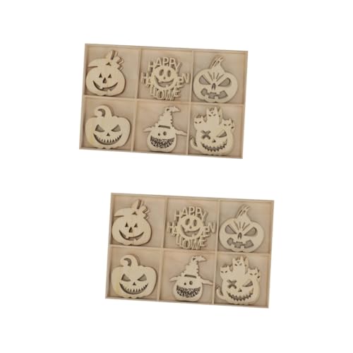 Housoutil 2 Sätze Teiliges Halloween Holz Deko Set Kreative Kürbis Anhänger Robustem Holz Geruchlos Langlebig für Gruselige Party Dekoration und Stimmungsvolle Feierlichkeiten Housoutil 2 Sätze Teiliges Halloween Holz Deko Set Kreative Kürbis Anhänger Robustem Holz Geruchlos Langlebig für Gruselige Party Dekoration und Stimmungsvolle Feierlichkeiten von Housoutil
