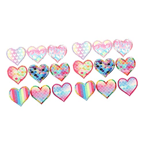 Housoutil 2 Sätze Teiliges Herzförmige Stickerei Patches Diy Kleidungsdekoration Aufnäher Für Jacken Taschen Und Mehr Und Hautfreundlich 9 Stücke * 2 Housoutil 2 Sätze Teiliges Herzförmige Stickerei Patches Diy Kleidungsdekoration Aufnäher Für Jacken Taschen Und Mehr Und Hautfreundlich 9 Stücke * 2 von Housoutil