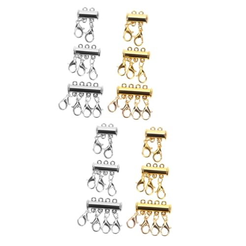 Housoutil 2 Sätze Teiliges Magnetverschluss Für Verstellbare Verbindung Für Mehrsträngige Und Armbänder Für Diy Schmuckgestaltung Robustes Zinklegierungs Material 6 Stücke * 2 von Housoutil