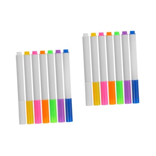 Housoutil 2 Sätze Teiliges Wiederverwendbarer Whiteboard Marker Abwischbare Malstifte Mit Feiner Spitze Für Glattflächen Im Büro Schule Und Zuhause Selbstverschließbarer 7 Stück * 2 Housoutil 2 Sätze Teiliges Wiederverwendbarer Whiteboard Marker Abwischbare Malstifte Mit Feiner Spitze Für Glattflächen Im Büro Schule Und Zuhause Selbstverschließbarer 7 Stück * 2 von Housoutil