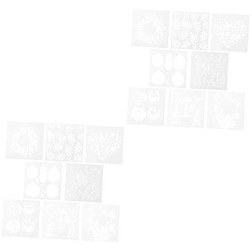 Housoutil 2 Sätze Teiliges Wiederverwendbarer Zeichenschablonen Für Kreative Vorlagen Zum Malen Für Diy Projekte Und Bastelarbeiten Fördert Die Zeichenfähigkeiten Und 8 Stücke * 2 Housoutil 2 Sätze Teiliges Wiederverwendbarer Zeichenschablonen Für Kreative Vorlagen Zum Malen Für Diy Projekte Und Bastelarbeiten Fördert Die Zeichenfähigkeiten Und 8 Stücke * 2 von Housoutil
