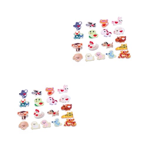 Housoutil 2 Sätze Tierische Flicken Cartoon Tier Aufnäher Bestickte Applikationen Für Kleidung Jeans Reparatur Und Dekoration Für Diy Projekte Und Kinderbekleidung 18 Stück * 2 Housoutil 2 Sätze Tierische Flicken Cartoon Tier Aufnäher Bestickte Applikationen Für Kleidung Jeans Reparatur Und Dekoration Für Diy Projekte Und Kinderbekleidung 18 Stück * 2 von Housoutil