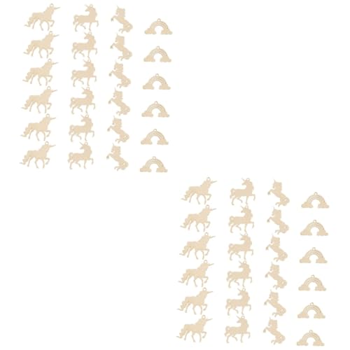 Housoutil 2 Sätze Unicorn Holzscheiben Set Teilig Formen Natürliche Holzplatten zum Basteln DIY Einhorn und Regenbogen Holzdekoration für Kreative Handwerksprojekte Kinderfreundlich Housoutil 2 Sätze Unicorn Holzscheiben Set Teilig Formen Natürliche Holzplatten zum Basteln DIY Einhorn und Regenbogen Holzdekoration für Kreative Handwerksprojekte Kinderfreundlich von Housoutil