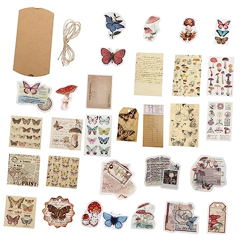 Housoutil 2 Sätze Vintage Sticker Set Selbstklebende Aufkleber für Scrapbooking Diy Projekte und Kreative Bastelideen für Erwachsene Langlebig und Detailreich Housoutil 2 Sätze Vintage Sticker Set Selbstklebende Aufkleber für Scrapbooking Diy Projekte und Kreative Bastelideen für Erwachsene Langlebig und Detailreich von Housoutil