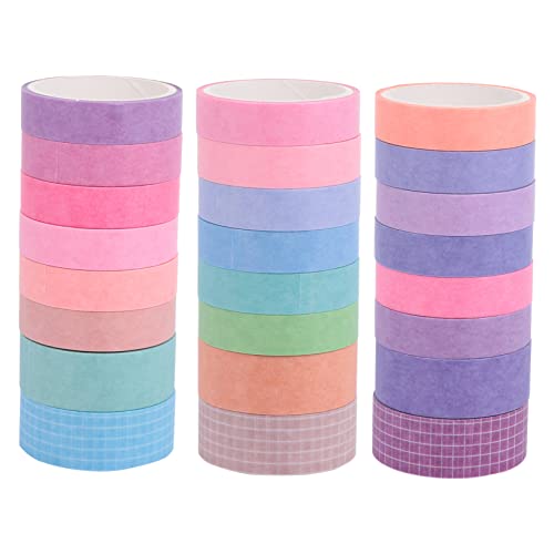 Housoutil 2 Sätze Washi Tape Set Dekoratives Klebeband Für Scrapbooking Und Diy Farben Violett Champagner Regenbogen Einfach Abziehbar Für Kunst Und Handwerk 24 Rollen * 2 Housoutil 2 Sätze Washi Tape Set Dekoratives Klebeband Für Scrapbooking Und Diy Farben Violett Champagner Regenbogen Einfach Abziehbar Für Kunst Und Handwerk 24 Rollen * 2 von Housoutil