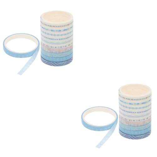 Housoutil 2 Sätze Washi Tape Set Dekoratives Klebeband Verschiedenen Farben Für Scrapbooking Diy Tagebuchdekoration Handgefertigte Und Kreative Projekte Sicher Und Platzsparend 30 Rollen * 2 von Housoutil
