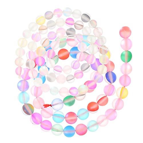 Housoutil 2 Saiten Glitzerstein Kristallperlen Runde Perlen Perlen Für Armbänder Spacer Perlen Für Die Herstellung Von Armbändern Perlen Für Schmuckhersteller Schmuckzubehör Colorful von Housoutil