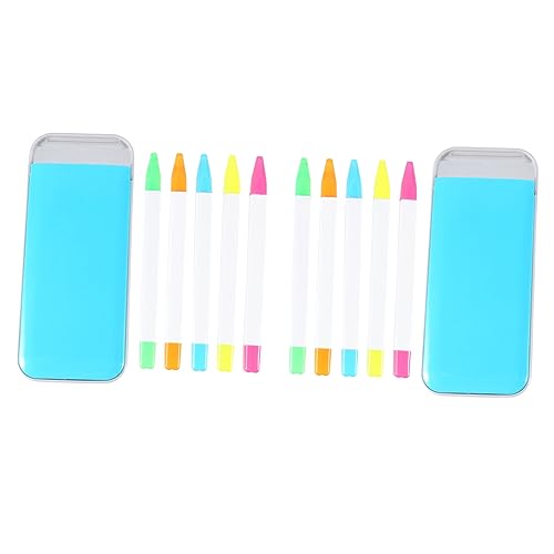 Housoutil 2 Sets Textmarker Markierstift Textmarker Dicke Textmarker Mini Textmarker Bulk Textmarker Süße Marker Für Die Schule Textmarker Pastell Studentenmarker Kunststoff Blau Housoutil 2 Sets Textmarker Markierstift Textmarker Dicke Textmarker Mini Textmarker Bulk Textmarker Süße Marker Für Die Schule Textmarker Pastell Studentenmarker Kunststoff Blau von Housoutil