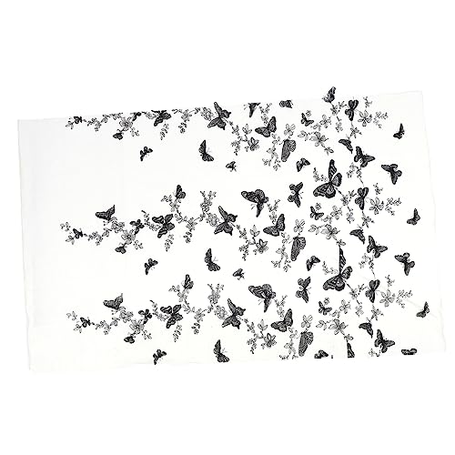 Housoutil 2 Stck. Gestickter Netzstoff mit Schmetterlingsmuster Dekoratives Accessoire für Diy Kleidung Bastelprojekte für Hochzeiten und Partys Leicht und Tragbar von Housoutil