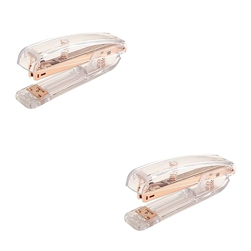 Housoutil 2 Stck. Gold Heftgerät Tragbarer Stabiler Hefter für Schule Büro und Zuhause Transparentes Design für Schüler und Studenten Praktisch für Unterwegs Housoutil 2 Stck. Gold Heftgerät Tragbarer Stabiler Hefter für Schule Büro und Zuhause Transparentes Design für Schüler und Studenten Praktisch für Unterwegs von Housoutil
