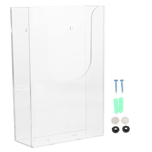Housoutil 2 Stck. Transparenter Wandhalter für Dokumente Einlagiger Kunststoff Organizer zur Wandmontage Platzsparender Büro Aktenhalter für Schreibtisch und Wand Klarer Ablagekorb für Housoutil 2 Stck. Transparenter Wandhalter für Dokumente Einlagiger Kunststoff Organizer zur Wandmontage Platzsparender Büro Aktenhalter für Schreibtisch und Wand Klarer Ablagekorb für von Housoutil