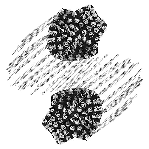 Housoutil 2 Stück Besetzte Schulterklappen Mit Quasten Zubehör Schulterklappen-abzeichen Schulterklappen Mit Quastenkette Schulterklappen Quaste Flagge Strassbrosche Stifte Legierung Silver von Housoutil