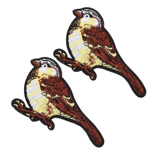 Housoutil 2 Stück Bestickter Logo Bird Badge Logo Organza Stoff Schmetterling Aufnäher gestickt Doppelschicht -Schmetterlingsflecken Glitzerbuchstaben für Stoff gestickte Abziehbilder Housoutil 2 Stück Bestickter Logo Bird Badge Logo Organza Stoff Schmetterling Aufnäher gestickt Doppelschicht -Schmetterlingsflecken Glitzerbuchstaben für Stoff gestickte Abziehbilder von Housoutil