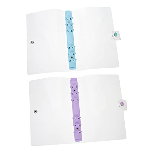 Housoutil 2 Stück Bindemittel-Notizbuch schnellhefter aufbewahrungssack write board office zubehör buch binder Binderingbuch lose Binderhülle mit 6 Ringen dekorativer Einbanddeckel Plastik Housoutil 2 Stück Bindemittel-Notizbuch schnellhefter aufbewahrungssack write board office zubehör buch binder Binderingbuch lose Binderhülle mit 6 Ringen dekorativer Einbanddeckel Plastik von Housoutil