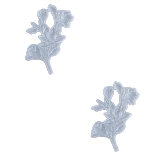 Housoutil 2 Stück Blumenast Silikonform Handgemachte Gießform für Diy Kunsthandwerk Geeignet für Kreative Tischdekorationen Lebensmittelechtem Silikon Einfach zu Entformen Housoutil 2 Stück Blumenast Silikonform Handgemachte Gießform für Diy Kunsthandwerk Geeignet für Kreative Tischdekorationen Lebensmittelechtem Silikon Einfach zu Entformen von Housoutil
