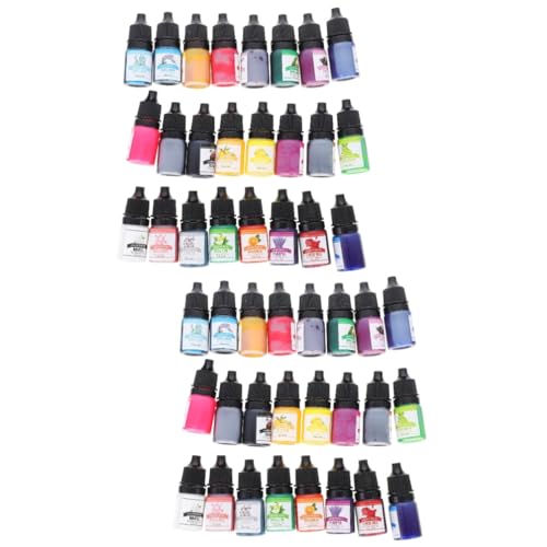 Housoutil 2 Stück Bunte Farbpigmente für Epoxidharz Farben Konzentrierte Uv Farbstoffe Flasche für Diy Schmuckherstellung und Kreative Projekte für Resin Kunsthandwerk und Bastelarbeiten von Housoutil