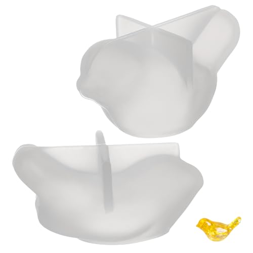 Housoutil 2 Stück DIY Silikonform Vogel Gießform Teiliges für Epoxidharz Kristallharz Tischdekoration Flexibel Langlebig Sicher für Basteln und Schmuckgestaltung Housoutil 2 Stück DIY Silikonform Vogel Gießform Teiliges für Epoxidharz Kristallharz Tischdekoration Flexibel Langlebig Sicher für Basteln und Schmuckgestaltung von Housoutil