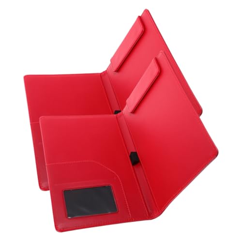 Housoutil 2 Stück Dateiordner-Zwischenablage Rechnungen Zwischenablage Schreibwaren-Dokumentenhalter klemmmarkise Notizblock Binder Zwischenablage Menü Rechnung Zwischenablage PU-Leder rot Housoutil 2 Stück Dateiordner-Zwischenablage Rechnungen Zwischenablage Schreibwaren-Dokumentenhalter klemmmarkise Notizblock Binder Zwischenablage Menü Rechnung Zwischenablage PU-Leder rot von Housoutil