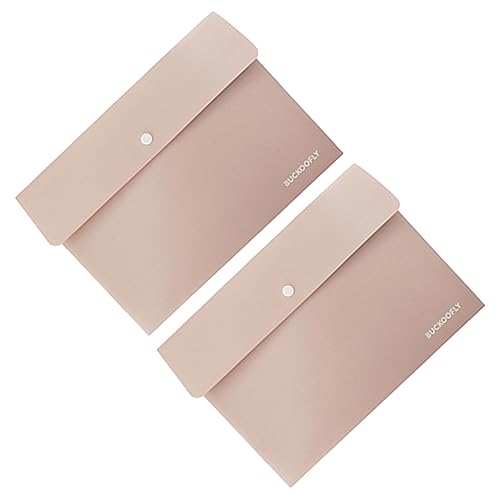 Housoutil 2 Stück Dateiordner aufbewahrungssack storage pockets dokumententaschen briefpapier dokumentieren -Taschen-Ordner briefumschläge Aktentaschen mit Schnalle Halter Dokument Rosa Housoutil 2 Stück Dateiordner aufbewahrungssack storage pockets dokumententaschen briefpapier dokumentieren -Taschen-Ordner briefumschläge Aktentaschen mit Schnalle Halter Dokument Rosa von Housoutil
