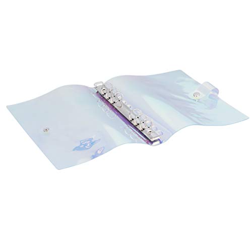 Housoutil 2 Stück Dazzle Binder Aktenschoner Multifunktions Ordner für Büro Schule Zuhause Transparente Ablage für Dokumente und Unterlagen von Housoutil