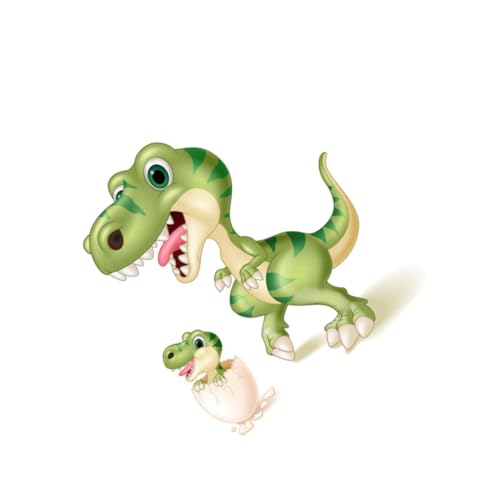 Housoutil 2 Stück Dinosaurier Bügelflicken zum Aufbügeln und Aufnähen Bunte DIY Kleidung Patches Hautfreundliche Applikationen für Jeans Taschen Hüte und Kinderkleidung Langlebig und von Housoutil