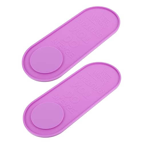 Housoutil 2 Stück Diy Silikonformen für Türdekoration Türschild Gießformen für Kreative Bastelprojekte Flexibel und Reißfest für Designs von Housoutil