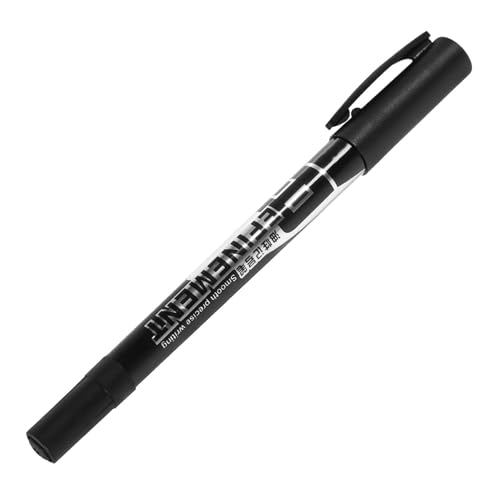Housoutil 2 Stück Doppelseitiger Markierstift mit Schwarzer und Clip Wasserfester Permanentmarker für Glatte Oberflächen Wie Kunststoff für Kreative Projekte und Büroarbeiten Housoutil 2 Stück Doppelseitiger Markierstift mit Schwarzer und Clip Wasserfester Permanentmarker für Glatte Oberflächen Wie Kunststoff für Kreative Projekte und Büroarbeiten von Housoutil